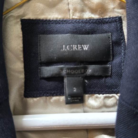 Navy blue Jcrew schoolboy blazer - Picture 3 of 3